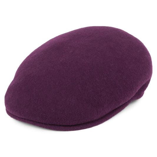 Kangol 504 Wool Flat Cap - Wine