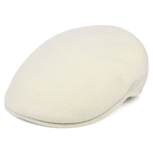 Kangol 504 Wool Flat Cap - Winter White