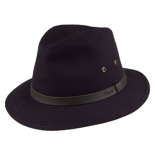 Failsworth Hats Ambassador Safari Fedora - Navy