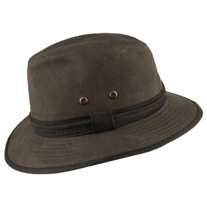 Stetson Hats Cotton Safari Fedora Hat - Forest