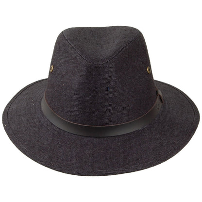 Failsworth Hats Irish Linen Safari Fedora Hat - Charcoal