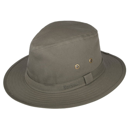 Barbour Hats Dawson Cotton Safari Hat - Olive