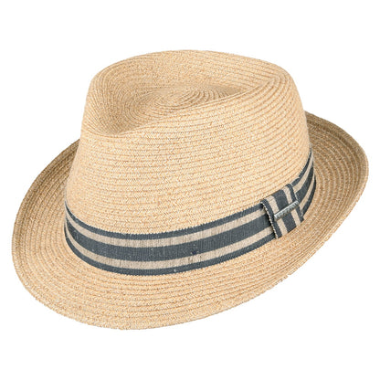 Stetson Hats Toyo Linen Mix Trilby Hat - Natural