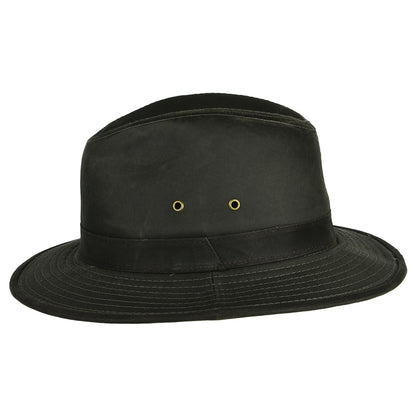 Dorfman Pacific Hats Weathered Cotton Safari Hat - Loden