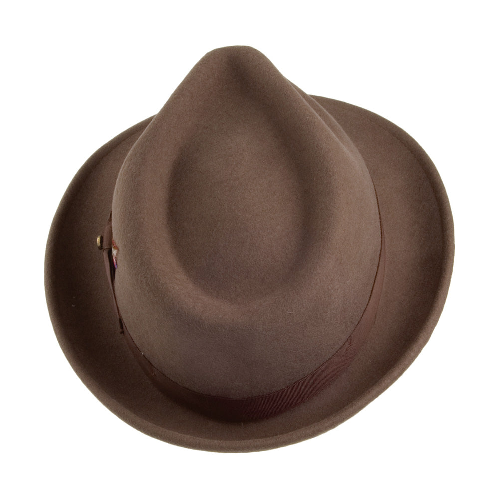 Stetson Hats Elkader Crushable Trilby Hat - Light Brown