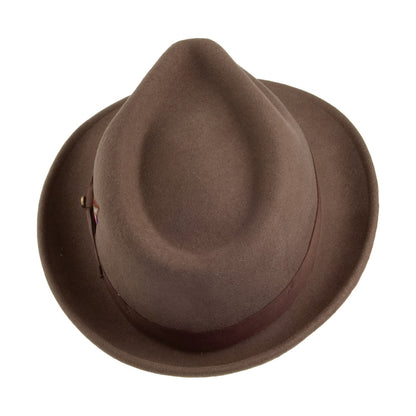 Stetson Hats Elkader Crushable Trilby Hat - Light Brown