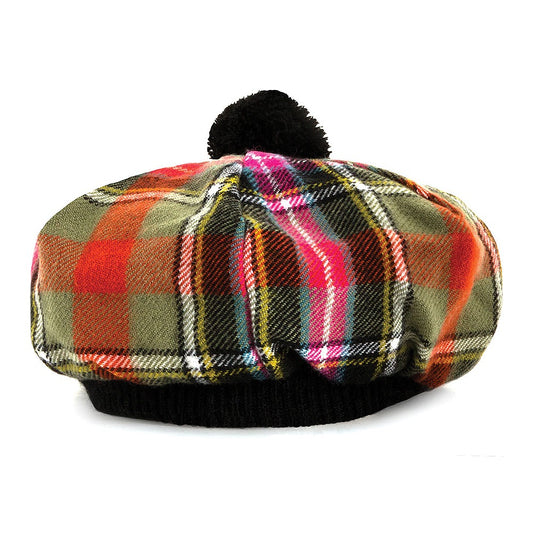 Lochcarron Of Scotland Lambswool Tam O' Shanter Hat - Bruce Of Kinnaird