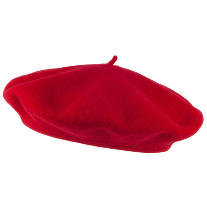 Héritage par Laulhère Hats Authentique Merino Wool Beret - Red