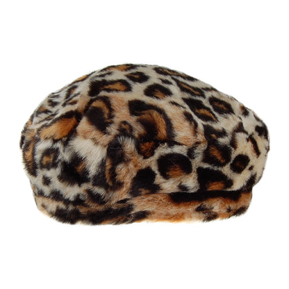 Barts Hats Astilbe Faux Fur Beret - Leopard