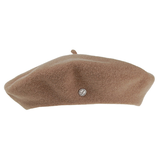 Laulhère Authentique Merino Wool Beret - Sand
