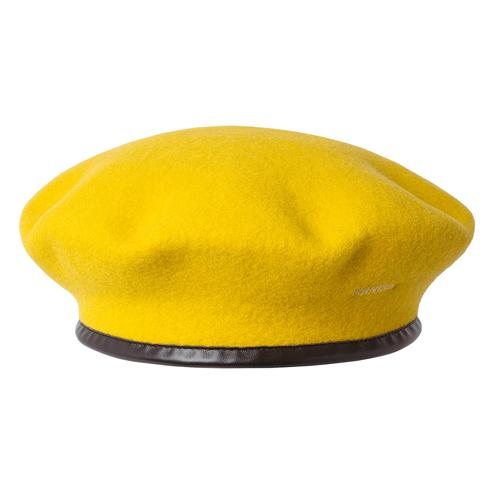 Kangol Wool Monty Beret - Yellow