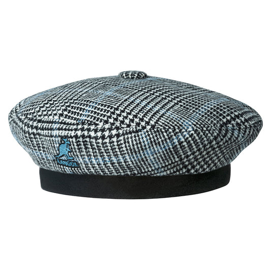 Kangol Show Your Teeth Plaid Beret - Black-Blue