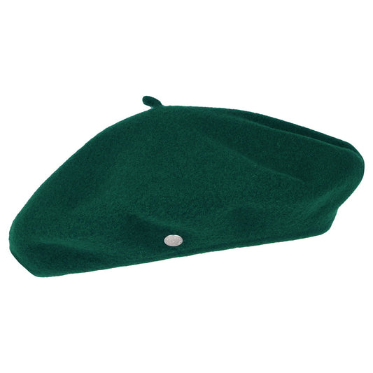 Laulhère Authentique Merino Wool Beret - Forest