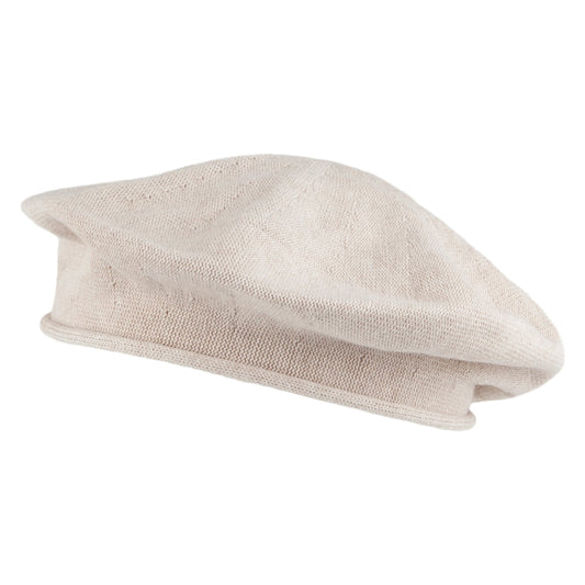 sur la tête 10.5 Inch Cotton Beret - Sand