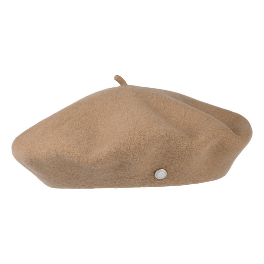 Laulhère Authentique Merino Wool Beret - Camel