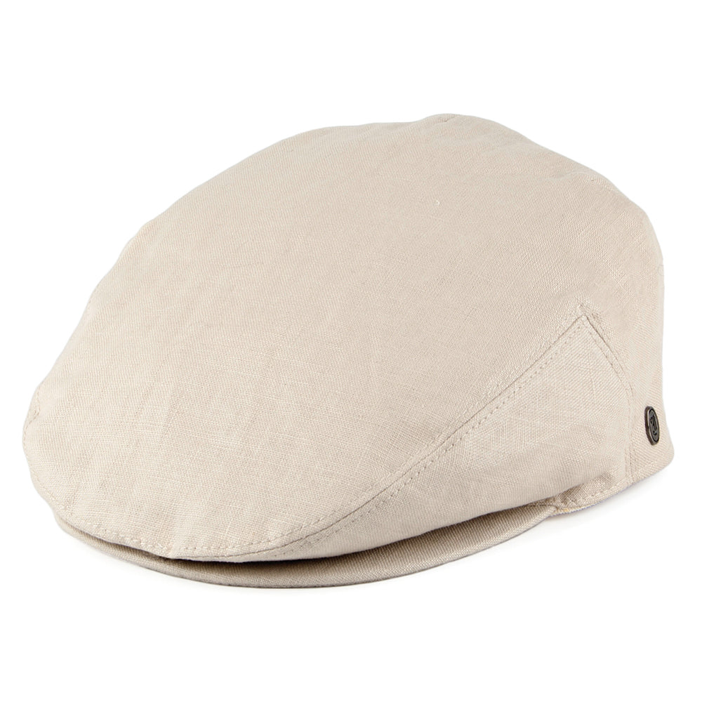 Jaxon & James Linen Flat Cap - Natural – Village Hats