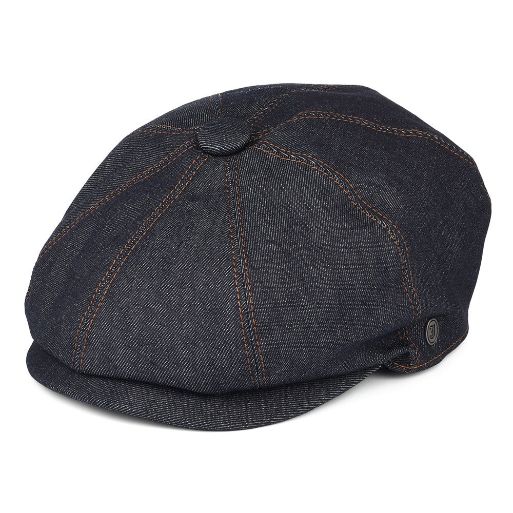 Jaxon & James Denim Newsboy Cap - Dark Blue
