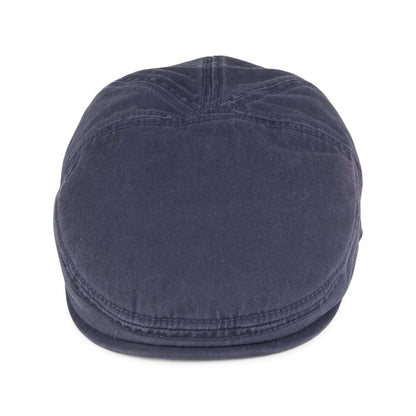 Stetson Hats Paradise Cotton Flat Cap - Navy Blue