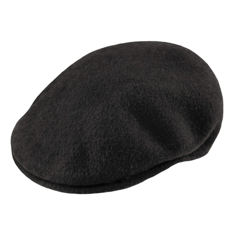 Kangol 504 Wool Flat Cap - Black – Village Hats
