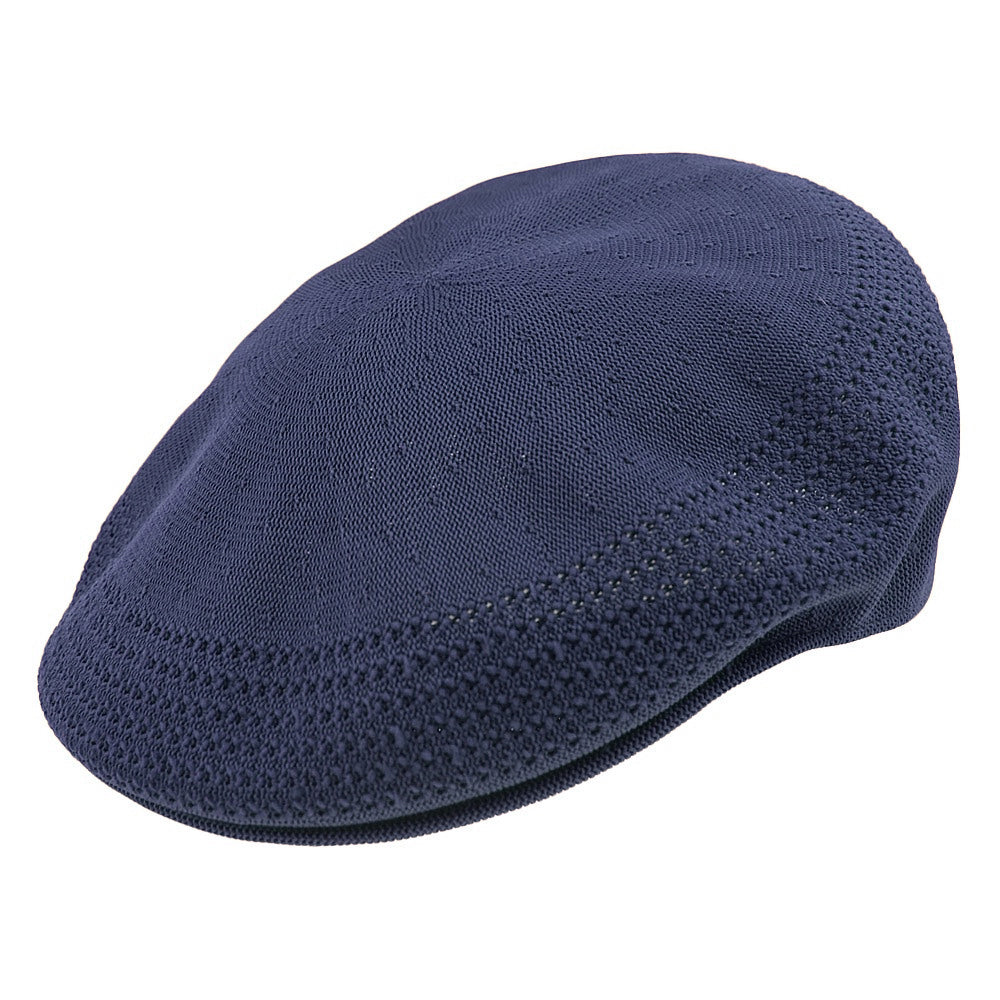 Kangol Tropic 504 Ventair Flat Cap - Navy Blue – Village Hats