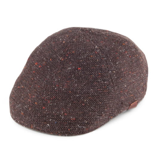 Kangol Pattern Flexfit Flat Cap - Brown