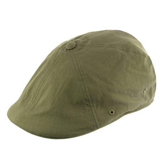 Kangol Ripstop Flexfit 504 Newsboy Cap - Army Green
