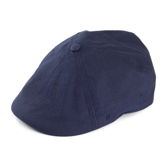 Kangol Ripstop Flexfit 504 Newsboy Cap - Navy Blue