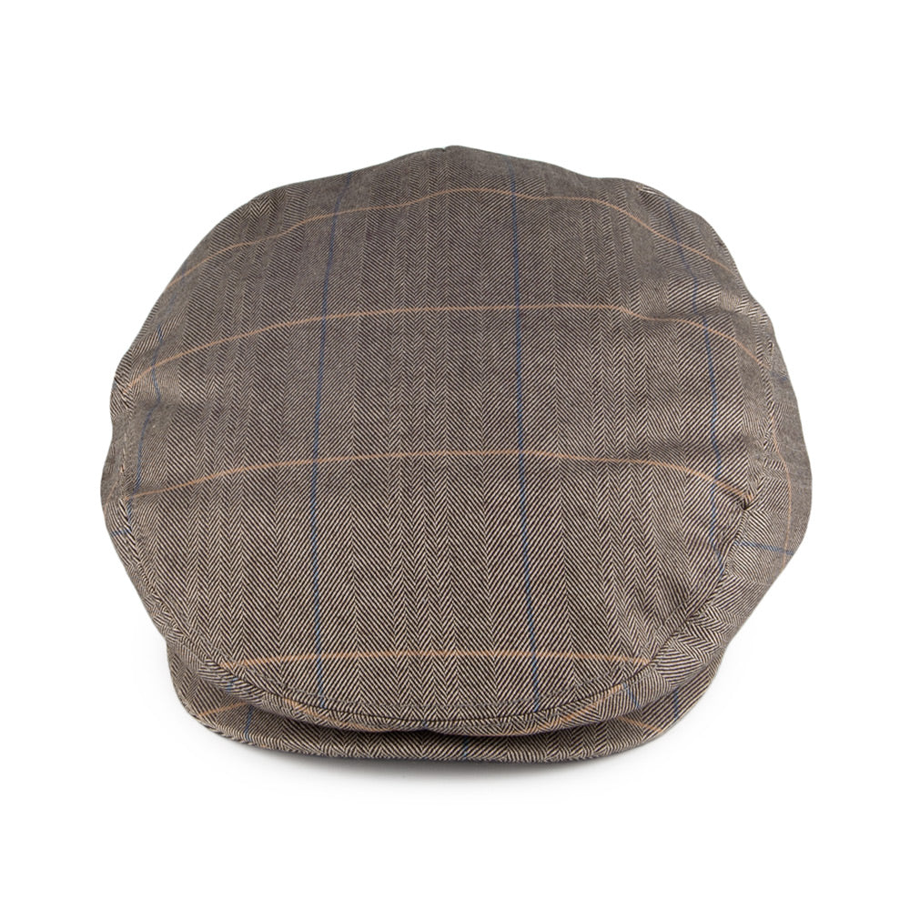 Jaxon & James Burgess Flat Cap - Brown Mix