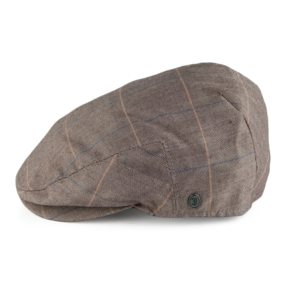 Jaxon & James Burgess Flat Cap - Brown Mix