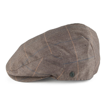 Jaxon & James Burgess Flat Cap - Brown Mix
