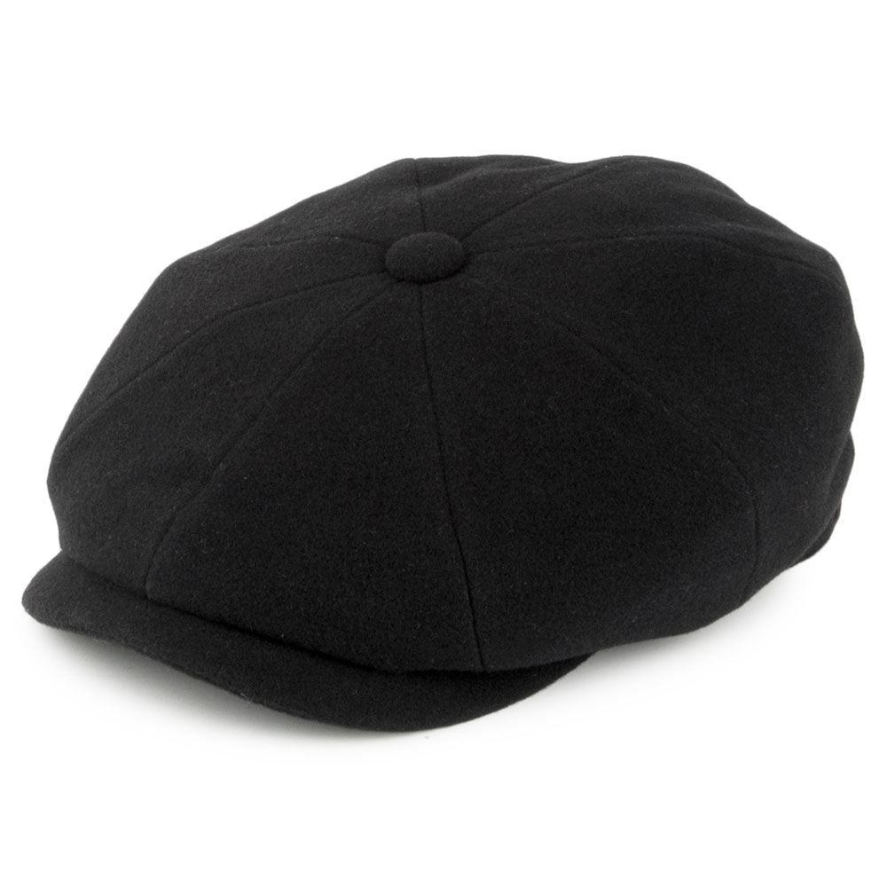 Stetson Hats Hatteras Newsboy Cap - Black