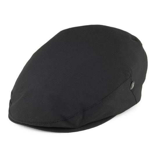 City Sport Water Repellent Flat Cap - Black