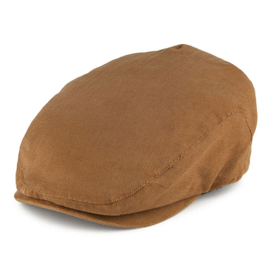 Brixton Hats Hooligan Corduroy Flat Cap - Tan