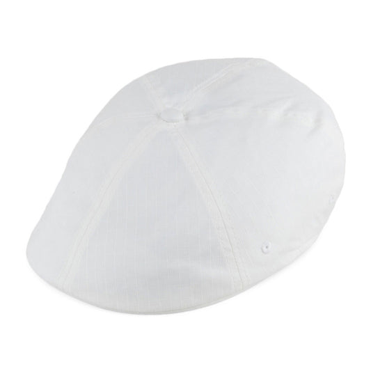 Kangol Ripstop Flexfit 504 Newsboy Cap - White