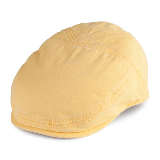 Stetson Hats Paradise Cotton Flat Cap - Yellow
