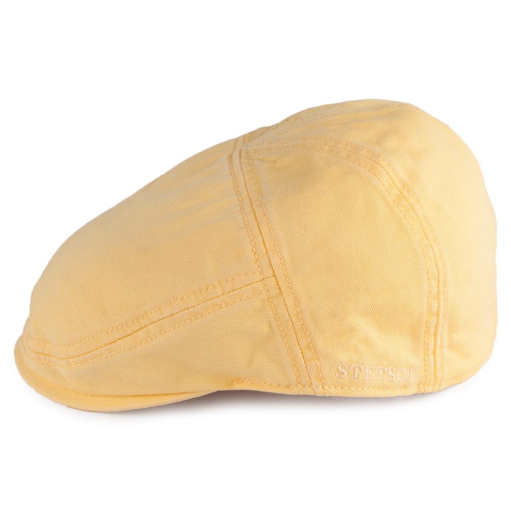 Stetson Hats Paradise Cotton Flat Cap - Yellow