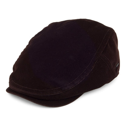 Bailey Hats Anthem Velvet Flat Cap - Chocolate