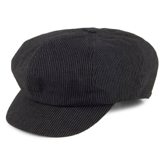 Brixton Hats Cal Newsboy Cap - Navy-Grey