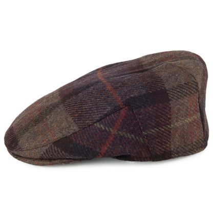 Failsworth Hats Cambridge Wool Flat Cap - Brown Multi