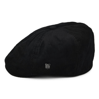 Failsworth Hats Hudson Corduroy Newsboy Cap - Black