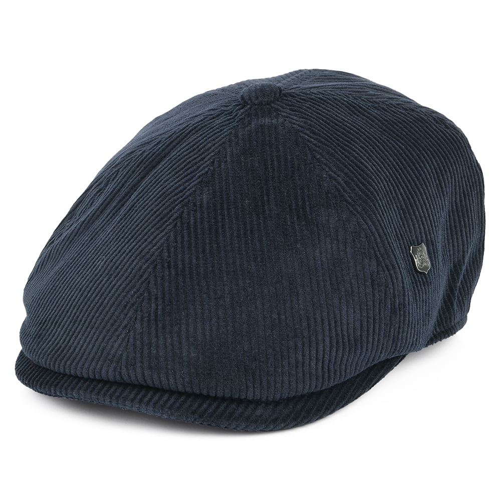 Failsworth Hats Hudson Corduroy Newsboy Cap - Navy Blue – Village Hats