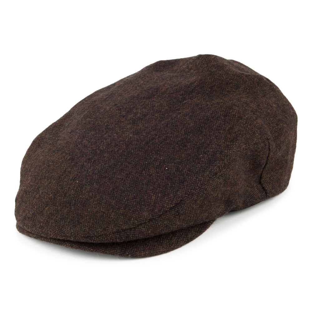 Brixton Hooligan Marl Flat Cap - Brown Mix