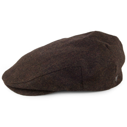 Brixton Hooligan Marl Flat Cap - Brown Mix