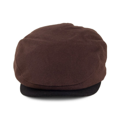 Brixton Hats Hooligan Flat Cap - Brown-Black