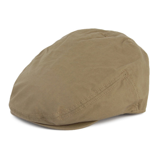 Barbour Hats Irvine Light Wax Flat Cap - Light Green
