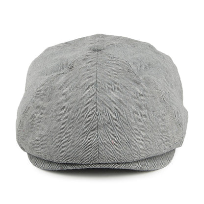 Barts Hats Jamaica Herringbone Newsboy Cap - Grey