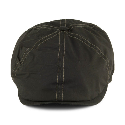 Failsworth Hats Hudson Dry Wax Newsboy Cap - Olive
