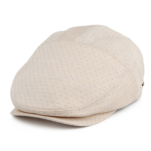 Bailey Hats Ganey Dotted Flat Cap - Sand