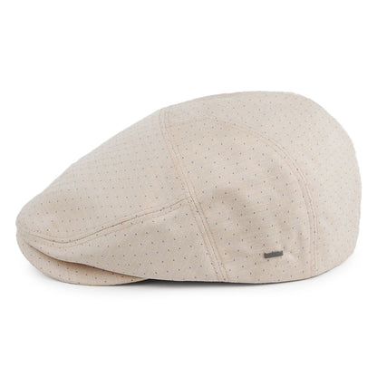 Bailey Hats Ganey Dotted Flat Cap - Sand