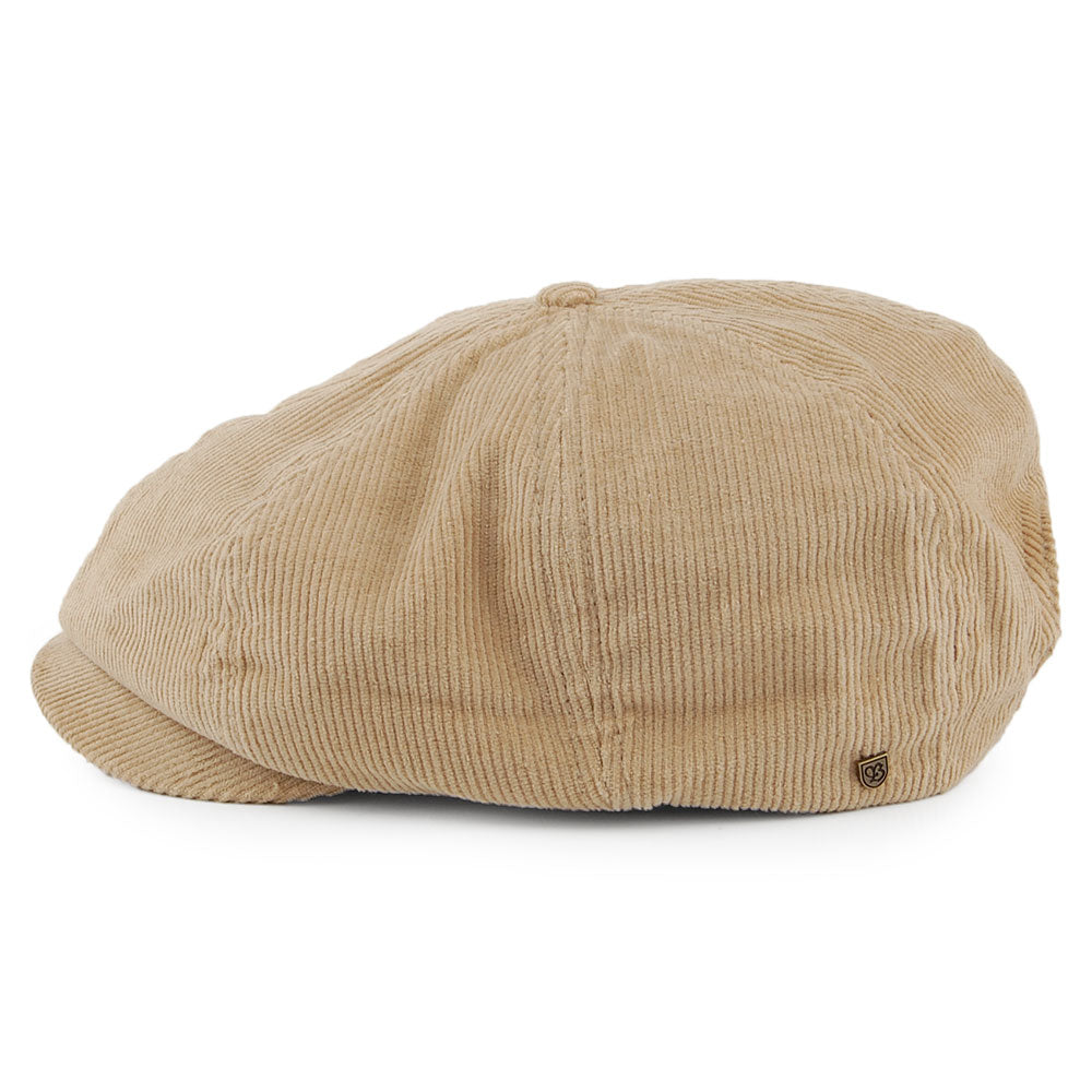 Brixton Hats Brood Corduroy Adjustable Newsboy Cap - Beige